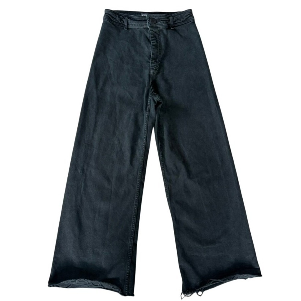 Zara Black Flare & Wide Leg Jeans